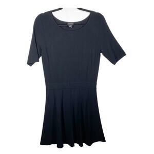 Club Monaco Black Dress Knit Short Sleeves Womens Size Large